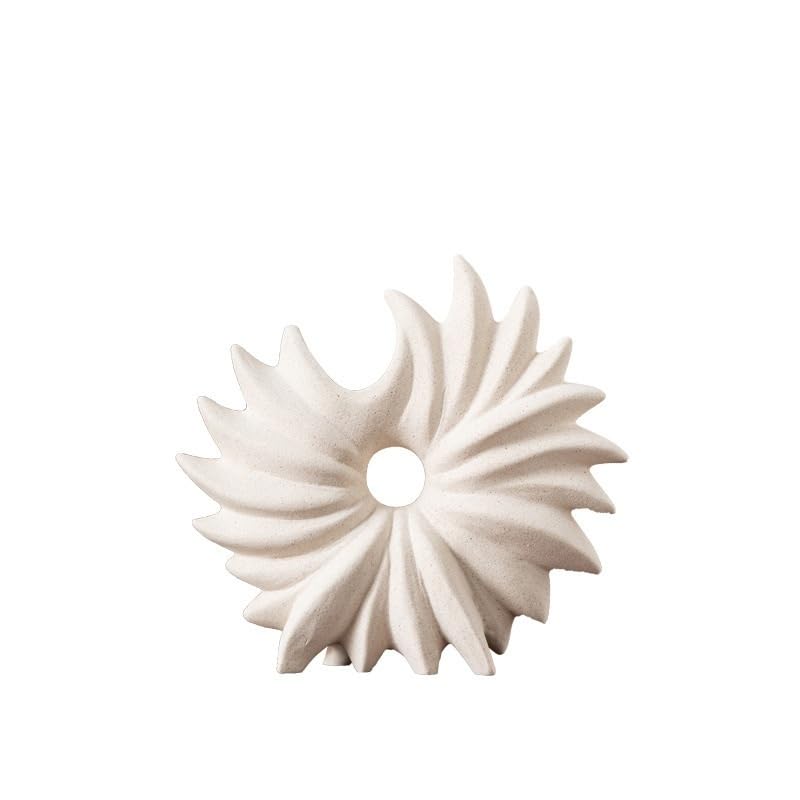 Vaso in Ceramica Composizione Floreale Creativa Ornamenti Decorativi in ​​Stile Europeo(A)
