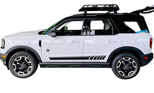 Door graphics decals stickers compatible with Ford Bronco Sport - exterior accessory v2