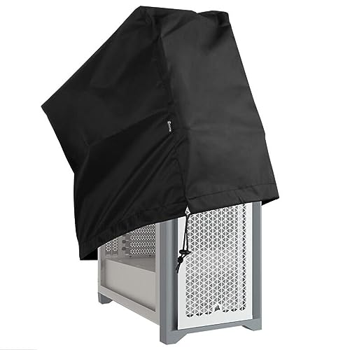 CaSZLUTION Computer CPU Dust Cover for Mid-Tower PC Case, Antistatic Water Resistant Desktop Host Protector Sleeve with Adjustable Elastic Cord - 10.0W x 19.6H x 24.8D Inch by CaSZLUTION - Image 9