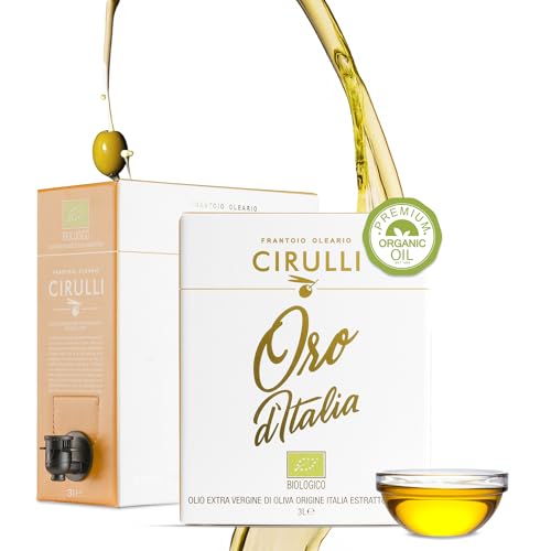 Cirulli Bag in Box Aceite de oliva biológico virgen extra italiano extraído en frío, BIO (3 Litros)