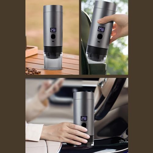 Cafetera portátil de vacío con batería recargable 200 mL miniatura 6