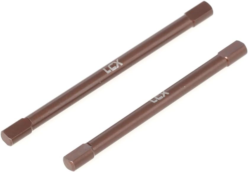 LCX Racing 1/10th RC Crawler Car CNC HD Steel Rear Axle Shaft Set for Traxxas TRX4 TRX6, Upgrades Parts Accessories