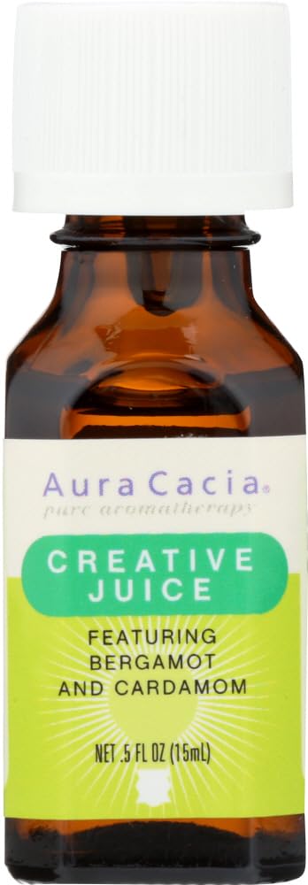 Aura Cacia Creative Juice Essential Solution - Oil, 0.5 Ounce - 3 per case.3