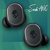 Skullcandy Sesh ANC Wireless Earbuds, Bluetooth Headphones, Noise Cancelling, Up to 46 Hours Battery with Charging Case, Sweat and Water Resistant, Microphone for iPhone Android - True Black - Image 6