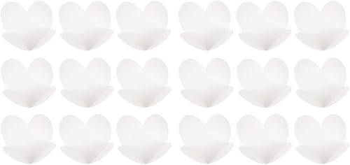 Hemoton 400 piezas de papel kraft de trufa cuadrada de chocolate, recipientes de cartón para hornear, bandejas de compartimentos de chocolate para