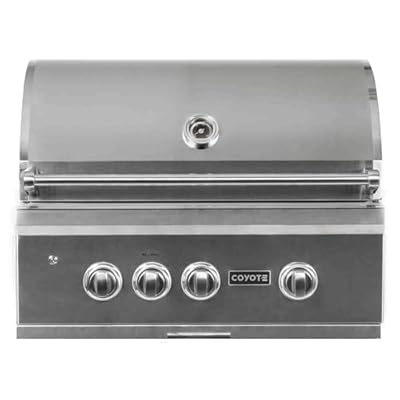 Coyote S-Series Natural Gas Grill, 30-in. 3-Burner Built-in Grill with RapidSear Infrared Burner & Rotisserie - C2SL30NG