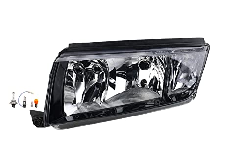  Johns Fari Anteriori Alogeni compatibili con Skoda Fabia 6Y 09/99-03/08 Lampade Sinistre.