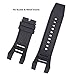 Senphyton for Invicta Subaqua Noma IV Watch Replacement Rubber Silicone Band/Strap - Black Invicta Watch Strap