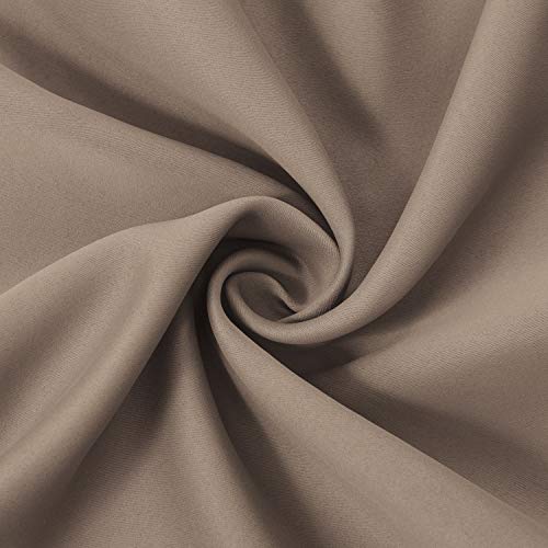 Image of LEMOMO Cappuccino Thermal Blackout Curtains /42 x 84 Inch /Set of 2 Panels Room Darkening Curtains for Bedroom