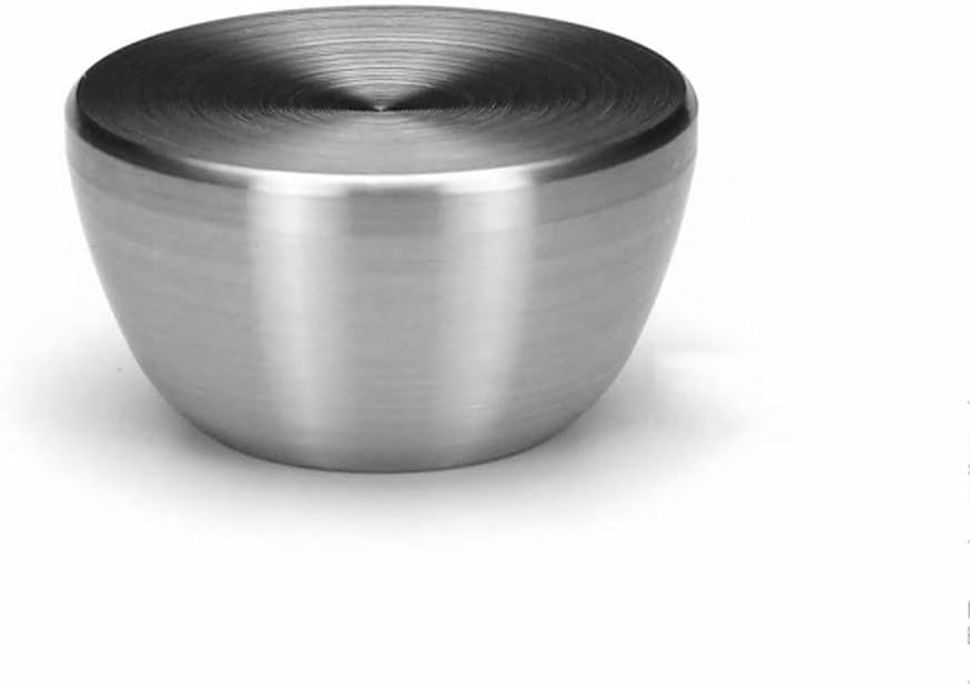 VIBG Doorknobs Door Pulls Knobs Handles for Cabinet Cupboard Drawer Solid SUS-304-Stainless Steel Diametre 34mm No-fingerprint Design (4 pcs)