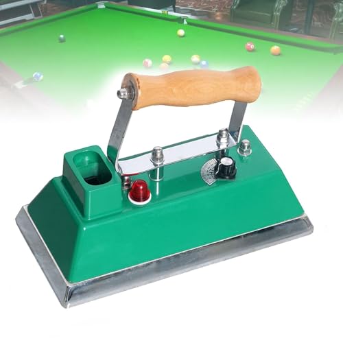 Image of LPLYAA Thermostatic Billiard Table Cloth Iron, Adjustable Temperature Snooker Table Iron, Quick Iron Pool Tablecloth, Billiard Table Cloth Iron, for Billiard Games Room(243mm)