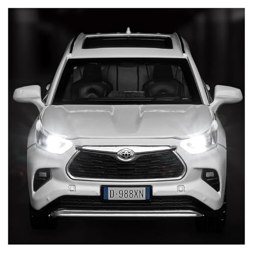 Modelo de Coche Decorativo 1:32 para Highlander 2023 SUV miniatura 5
