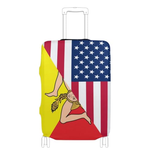 Housse de protection pour bagage XL 29-32 pouces motif drapeau USA