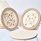 GORGECRAFT 3 Stück Holz Leinwandplatten 20x1cm Rund Unlackiert Holzplatten Mit Wiege Blanke Leinwandplatte Für Aquarell Ölgemälde Zeichnen Gießen Staffelei Display Ton DIY Kunst Handwerk Dekor