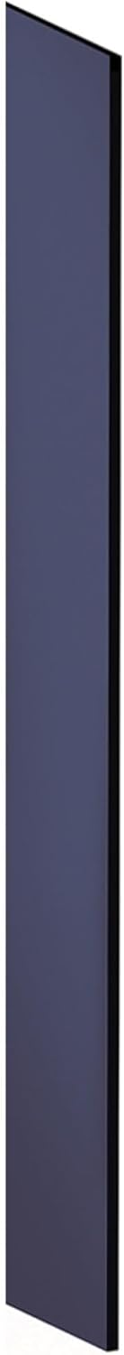 Salsbury Industries Side Panel - for 6 Feet High - 15 Inch Deep Designer Wood Locker - with Sloping Hood - Blue