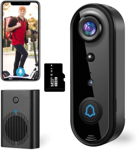HD Wireless Video Doorbell Camera with Smart Detection