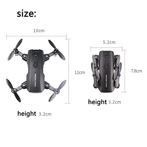 Mini dron plegable con cámara HD Quadco y transmisión Wifi FPV para principiantes 6