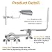 GOGHOST Cowbells Cymbal Clamp, Zinc Alloy Tom Mounts for Drums Clamp, Percussion Mounting Bracket for Cowbells, Jam Blocks, Tambourines, Mini Timbales, and Electronic Pads to A Stand (L-Base)