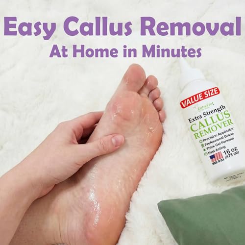 Image of Dr. Entre's 16oz Callus Remover Gel: Extra Strength Value Size, Callus Remover for Feet, Pedicure Tools Supplies, Dead Skin Remover, Foot Care