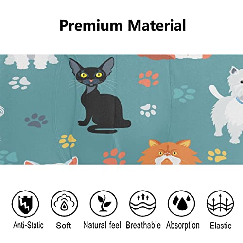 Calzoncillos bóxer divertidos de huellas de perro ropa interior hombre pack de 2 5