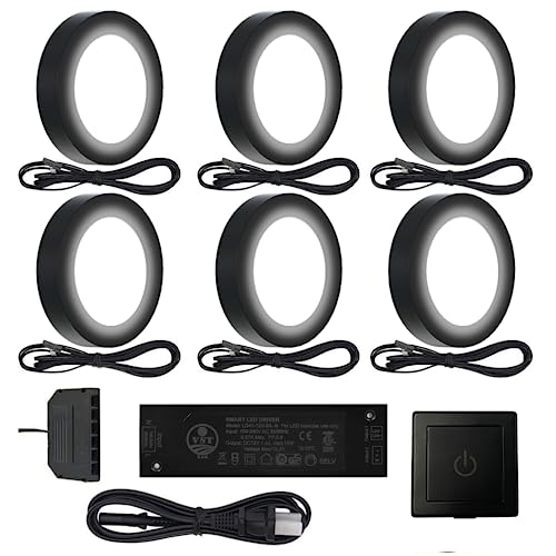 Vst Under Cabinet Lighting Plug In With Wired Touch Dimmer Switch,Recessed Or Surface Mount,Natural White 4000K 12V 2W/Pc, 6 Pack, Etl Listed… #TOP7