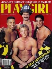 PLAYGIRL magazine November 1994 with FIREFIGHTERS on the cover **AND