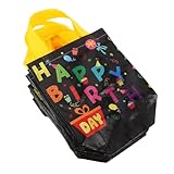 CIYODO 30 Piezas Bolsas de Obsequio No Tejidas para Fiestas Infantiles 30 Unidades con Asas Reutilizables, Diseño de Dibujos Animados, Tamaño Mediano, Ideales para Cumpleaños y Eventos