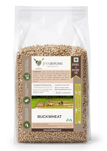 Image of Organic Buckwheat (Kuttu) | Gluten-Free Natural Grain Alternative | High Protein & High Fiber Superfood | Nutrient-Rich for Sweet & Savory Recipes | Healthy Rice & Wheat Substitute (5 Kg)