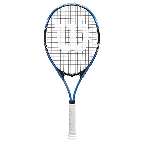 Wilson Raquete de tênis unissex adulto Tour Slam Lite Branco/Azul Grip 3