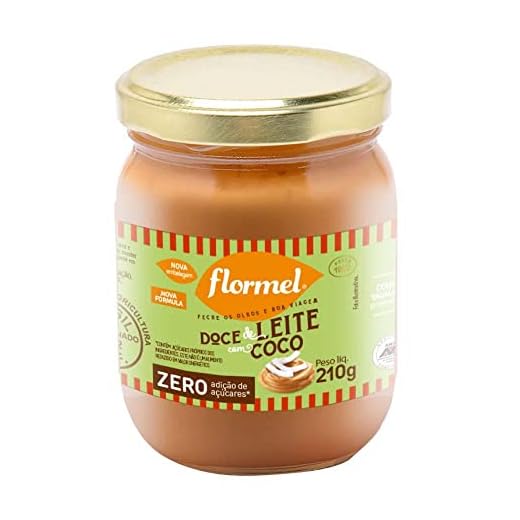 Doce de Leite com Coco Cremoso Flormel Zero Açúcar 210g