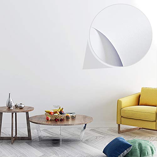 Livelynine 009-WT-2 Matte White Contact Paper Peel And Stick Waterproof White Wallpaper thumb #3