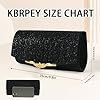 KBRPEY Pochette Femme Élégante Clutch Sac à Main Soirée Mariage Cérémonie Bandoulière Chaîne Dorée Pochettes Chic #1