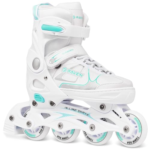 RAVEN Inline Skates Inliner für Kinder und Erwachsene OPTIONAL 2in1 mit...
