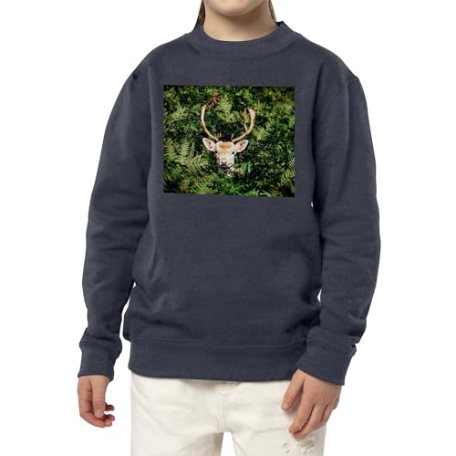 Sweatshirt enfant cerf pull nature animaux de la forêt hiver sweat - 3