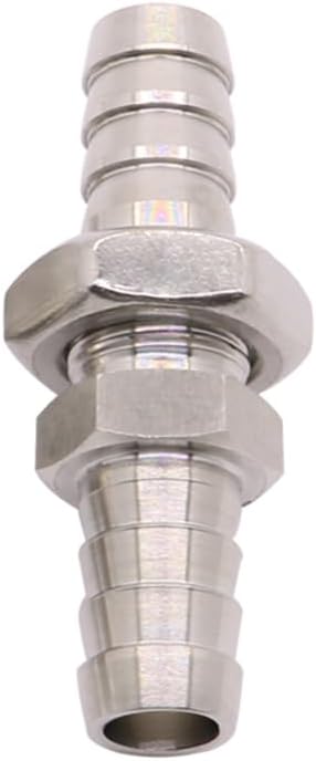 304 stainless steel barbed partition joint reducer hose tail connector(10-12mm)