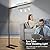 ZUIKAIG 77"LED Floor Lamp,80W Black Modern Free-Standing Lamp,8000LM Dimmable High brightness office Lamp for Reading Study Room?Living Room?Bedroom Room,Piano Room,Meeting Room 4000K Natural Daylight