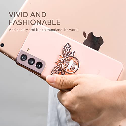 Suporte de anel para celular – Anel de dedo Allengel com rotação de 360 graus (diamante dourado)