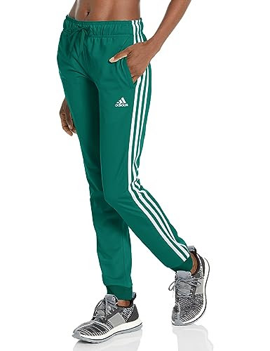adidas Women's Essentials Warm-up Slim Tapered 3-Stripes Track Pants