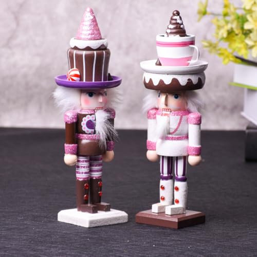Casse-Noisette de Noël Bois LALAFINA Figurines Soldat 25cm Décoration Table Bureau