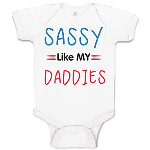 Custom Personalized Baby Bodysuit Sassy Like My Daddies Gay LGBTQ Dad Father's Day