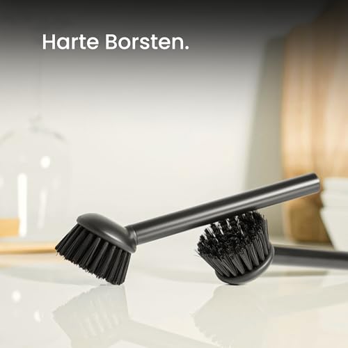 Black Sweden Home Spülbürsten Set - Harte Borsten - 2 Stück Spülbecken Organizer Ersatzbürste