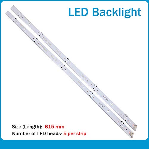 2 PCS/set 5LED 615mm LED backlight strip for LG 32lj610V REf289 LED ARRAY ASSY 32LJ61 SSC_32LJ61_BOE(FHD)_5LED EAV63673021