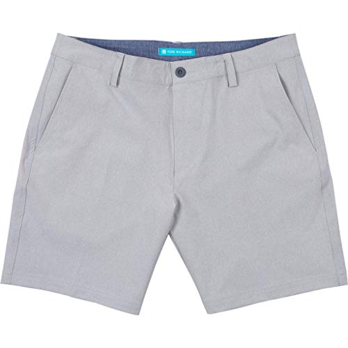Tori Richard Men's Surf N Turf Shorts, Light Grey