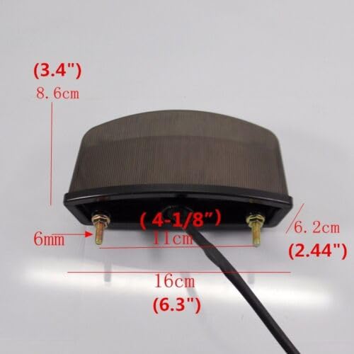 Moto LED freno stop coda corsa luce per Dirt Bike Offroad Dual Sport UTV ATV Quad Runner Custom Ducati Monster 400 600 620 695 750 800 900 1000