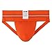 GYM Mens Old School Jockstrap (XX-Large, Orange, 1-Pack)