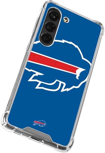 Skinit Clear Phone Case Compatible with Galaxy S23 - Officially Licensed NFL Buffalo Bills Large Logo Design