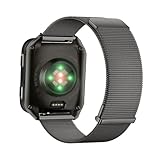 金属 スマートウォッチバンド 対応 Garmin Venu X1 交換ベルト調整可能 男女兼用 マグネットクラスプ 鋼 留め金 メッシュ 軽量 通気性 ストラップコンパチブル 換えバンド Garmin Venu X1 交換ストラップ 金属ベルトレディースメンズ対応 (3)