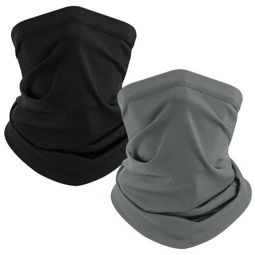 Image of TICONN Neck Gaiter Face Cover Scarf, Neck Warmer Breathable Sun & Wind-proof for Skiing Fishing Hiking Cycling