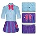 Twilight Sparkle Costume Blue Jk Uniform Halloween Outfit With Headwear