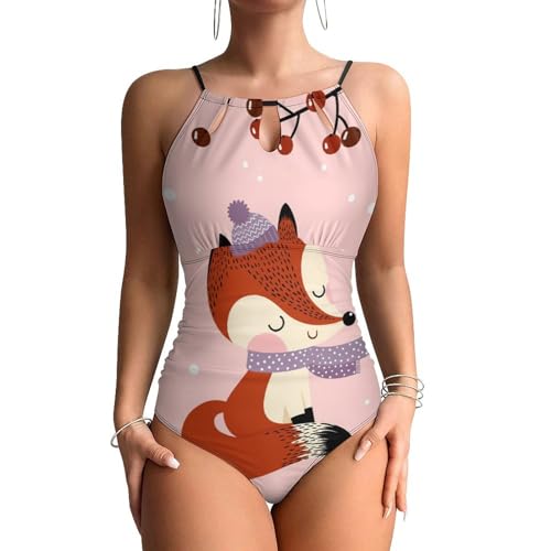 Maillots de bain une pièce femme Renard Cerise swimsuit gainant